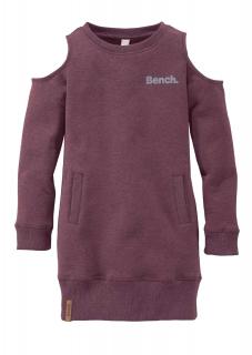 Marken-Kinder-Sweatkleid bordeaux