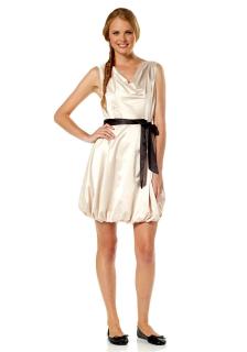 Marken-Kleid beige