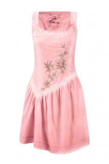 Marken-Kleid mit Stickerei rose