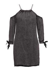 Marken-Kleid schwarz