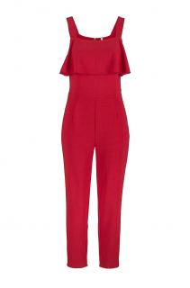 Marken-Overall Caroli rot