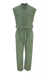 Marken-Overall khaki