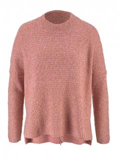 Marken-Oversized-Pullover rosenholz