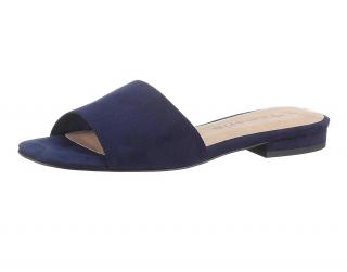 Marken-Pantolette navy