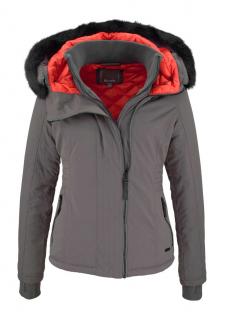 Marken-Parka grau Gr. XS