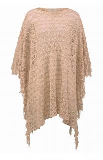 Marken-Poncho rosé