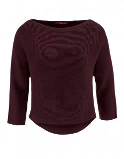 Marken-Pullover bordeaux