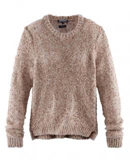 Marken-Pullover sand