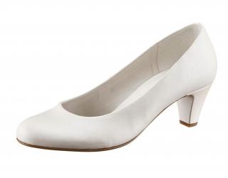 Marken-Pumps offwhite