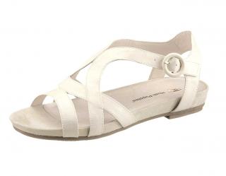 Marken-Sandale hellbeige