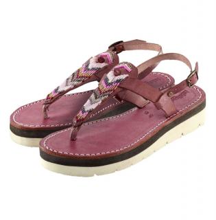 Marken-Sandale mauve Gr. 39