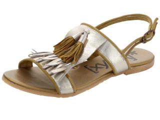 Marken-Sandalette gold