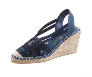 Marken-Sandalette navy