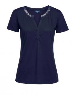 Marken-Shirt marine