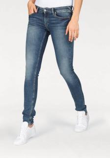 Marken-Skinny-Jeans blau-used 30 inch