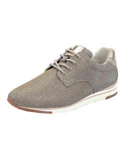 Marken-Sneaker goldfarben