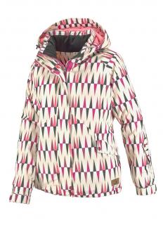 Marken-Snowboardjacke natur-bunt