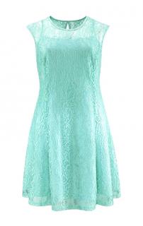 Marken-Spitzenkleid mint