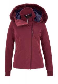 Marken-Steppjacke bordeaux