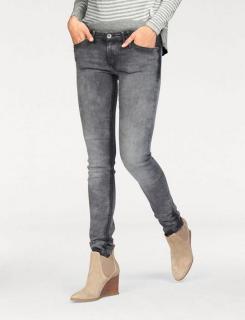 Marken-Super-Skinny-Jeans grau 32 inch