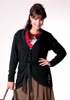 Marken-Sweatblazer schwarz