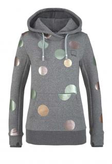 Marken-Sweatshirt grau-melange