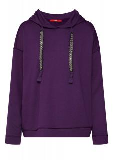 Marken-Sweatshirt lila