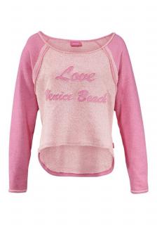 Marken-Sweatshirt rosa