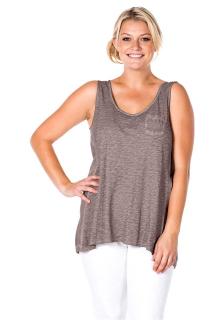 Marken-Top taupe