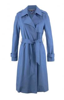 Marken-Trenchcoat blau