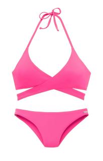 Marken-Triangelbikini pink C/D-Cup