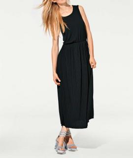 Maxi-Jerseykleid schwarz