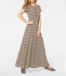 Maxikleid beige-ecru