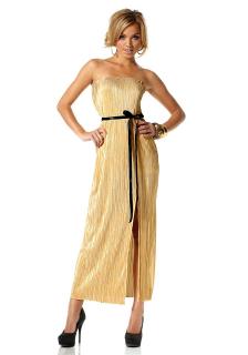 Maxikleid gold