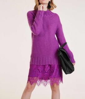 Oversized-Pullover cyclam