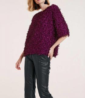 Oversized-Pullover cyclam