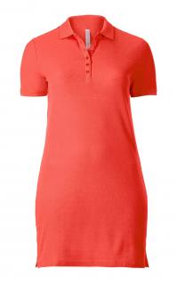 Polokleid orange