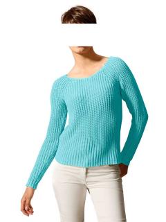 Pullover aqua