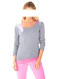 Pullover grau-melange