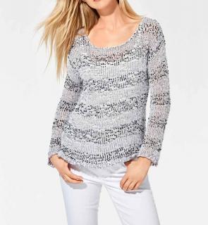 Pullover grau-schwarz