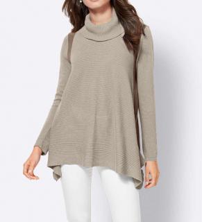 Pullover mit Kaschmir beige