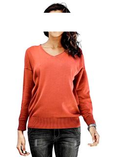 Pullover orange