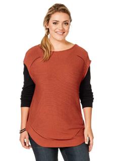 Pullover rostorange