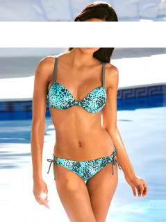 Push-Up-Leobikini aqua