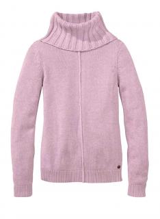 Rollkragenpullover rosé