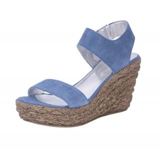 Sandalette blau