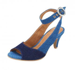 Sandalette jeansblau