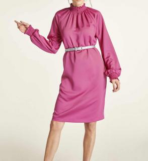 Satin-Kleid cyclam