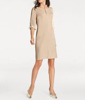 Shiftkleid sand-creme