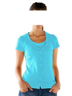 Shirtjacke aqua